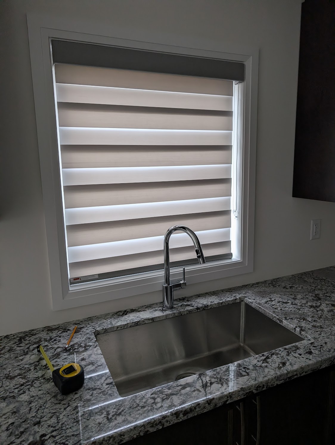 Zebra blinds detail